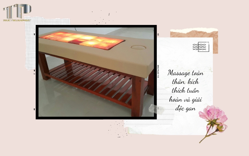 Giường đá muối Himalaya