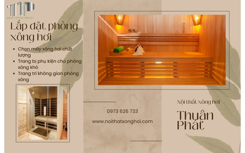 thi công phòng xông hơi