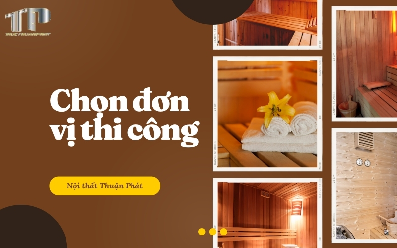thi công phòng xông hơi