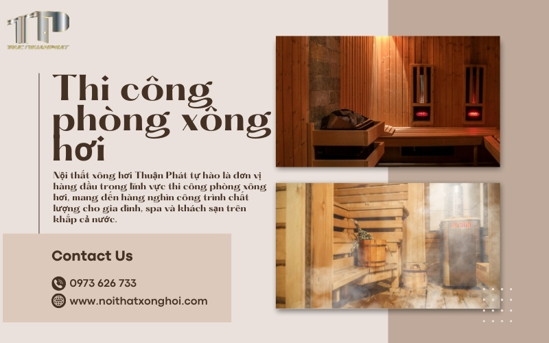 thi công phòng xông hơi