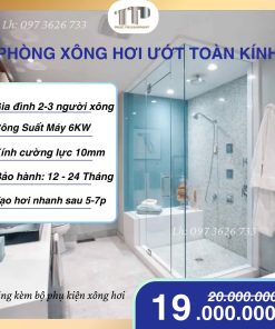 Phòng Xông Hơi Ướt Cho Gia Đình, Spa 2-3 người