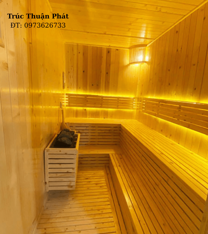 thi công phòng sauna khô tại Đà Nẵng