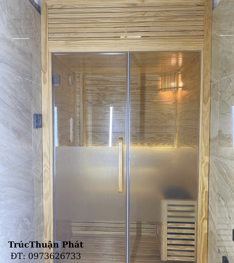 bàn giao phòng xông hơi khô