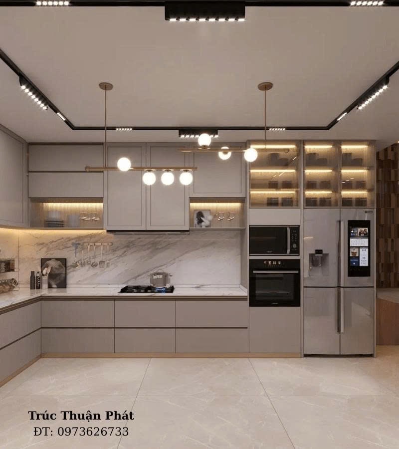 thi công bếp tại huế