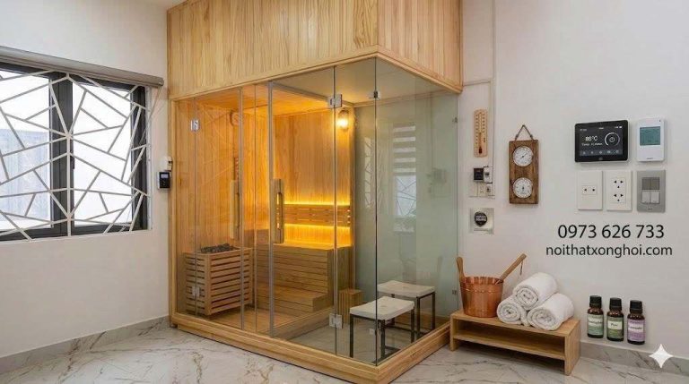 Nên Lắp Phòng Xông Hơi Khô Hay Ướt? So Sánh Chi Tiết & Tư Vấn Từ A–Z