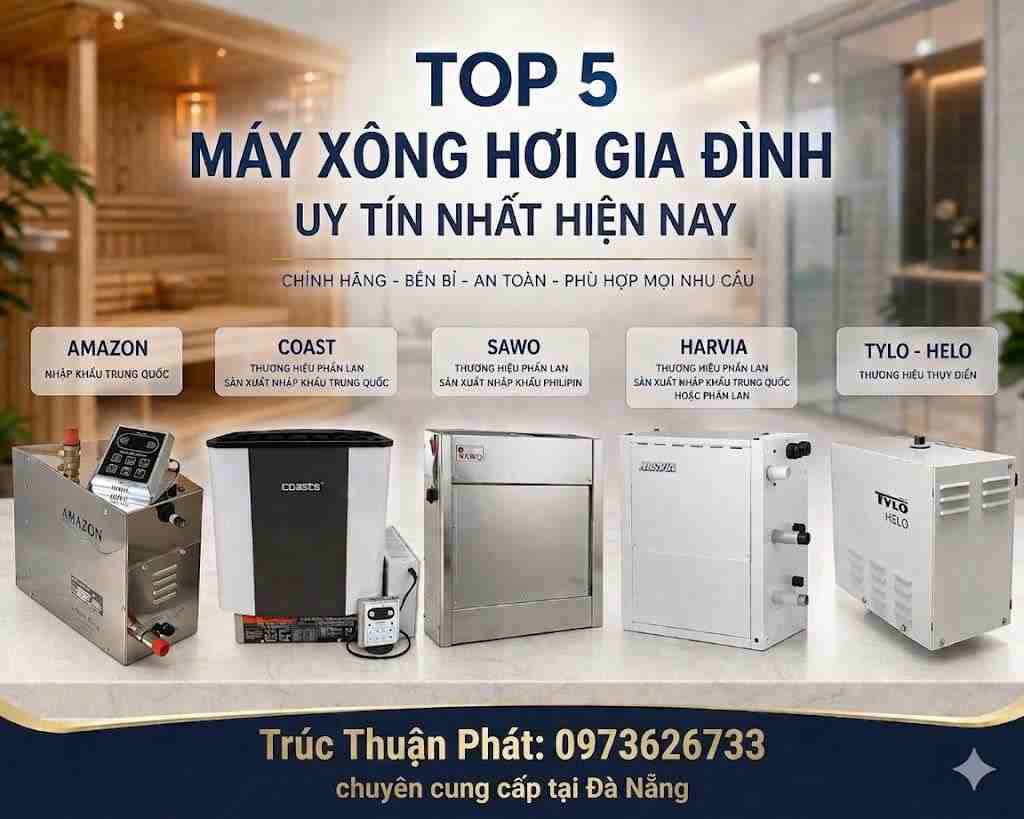 lắp máy xông hơi tại đà nẵng