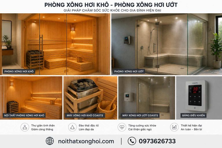 Thi Công Phòng Xông Hơi Trọn Gói – Giải Pháp Từ Thiết Kế Đến Hoàn Thiện