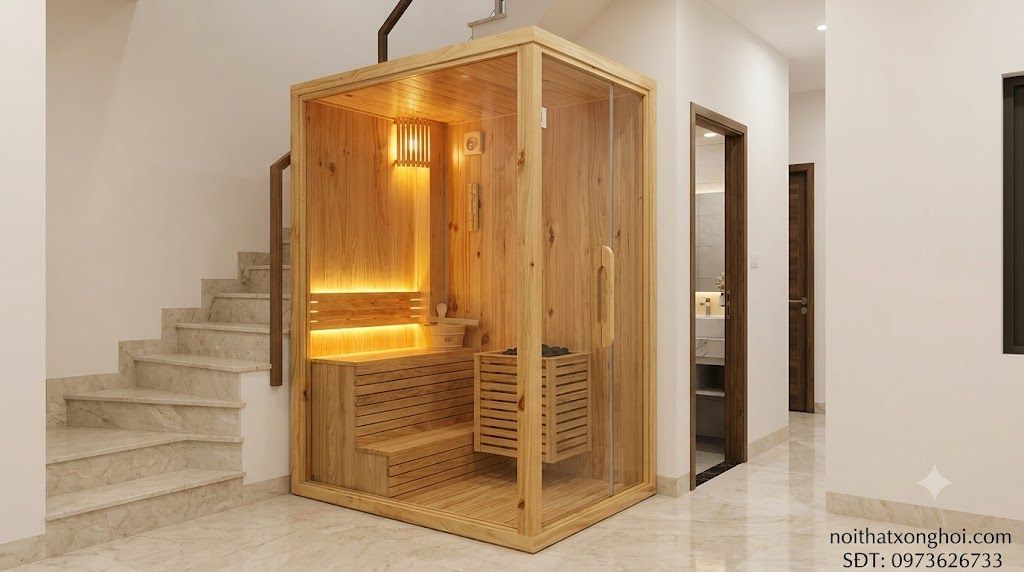 Thiết kế phòng xông hơi gia đình theo yêu cầu Tại Huế